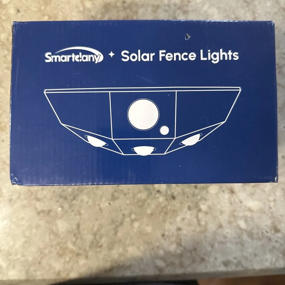 12 Pack Solar Fence Lights Outdoor Motion Sensor Waterproof 3000K/7000K‎
